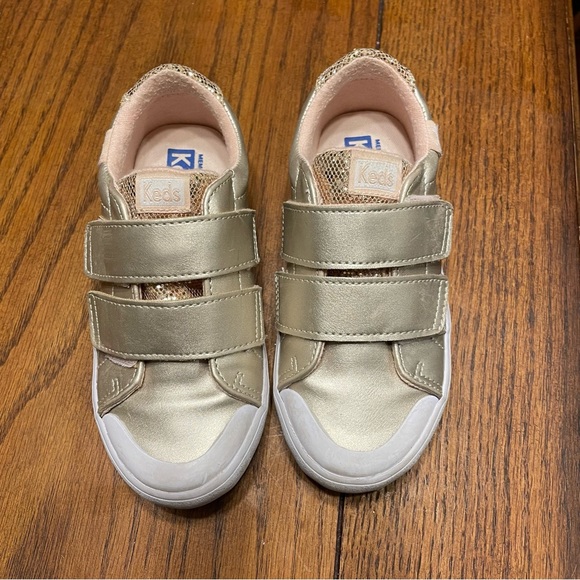 Keds Shoes Rose Gold Velcro Keds Size 95 Poshmark